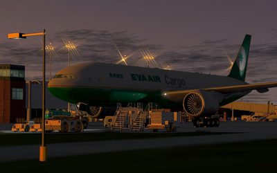 EVA Air took delivery of its first Boeing 777 freighter