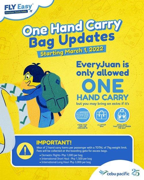 Cebu Pacific Announces Exemptions to Single Hand-carry Baggage Policy