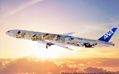 ANA Announces First Flight Schedule for “Eevee Jet NH” with Special Livery
