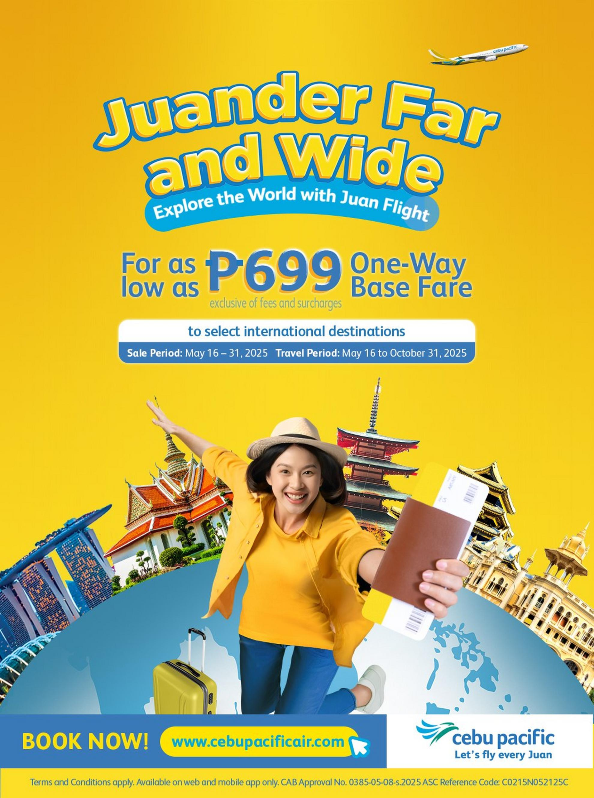 Cebu Pacific Launches New Seat Sale for International Travel Cebu Pacific Launches New Seat Sale for International Travel