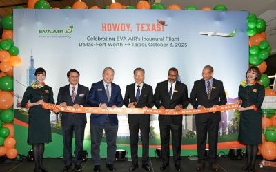 EVA Air Officially Launches Nonstop Dallas-Fort Worth to Taipei Route with Inaugural Flight on October 3, 2025