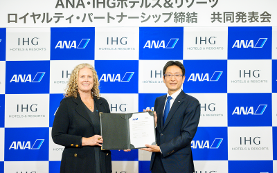 IHG Hotels & Resorts and All Nippon Airways announce milestone loyalty partnership