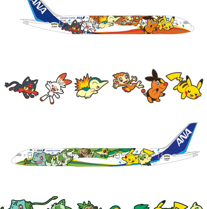 ANA and The Pokémon Company Unveil New Aircraft Designs in Celebration of Pokémon’s 30th Anniversary